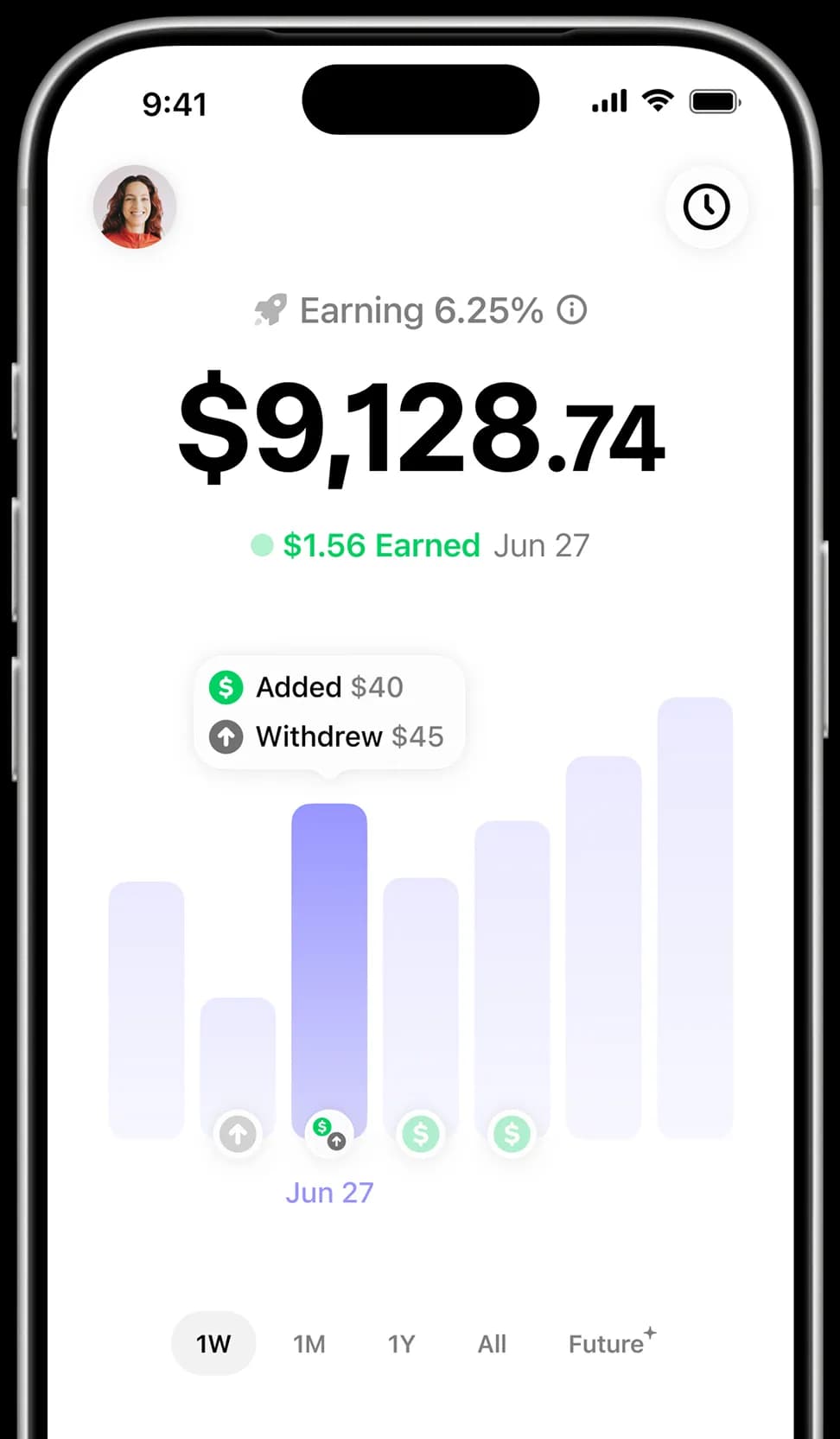 Selma app screenshot center